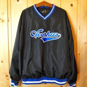 Tones of Melanin Vorhees College Logo Lined Windshirt Pullover Jacket